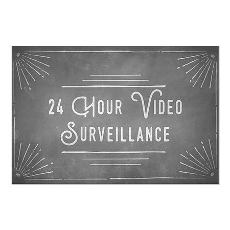 CGSignLab | מעקב וידאו 24 שעות -פינת צ'אלק נצמד חלון | 36 x24